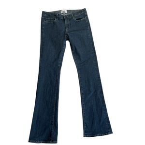 PAIGE Manhattan Dark Wash Flare Denim Jeans Woman's Size 29